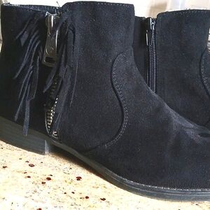Black Suede Booties!
